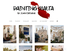 Tablet Screenshot of paintingmalta.com
